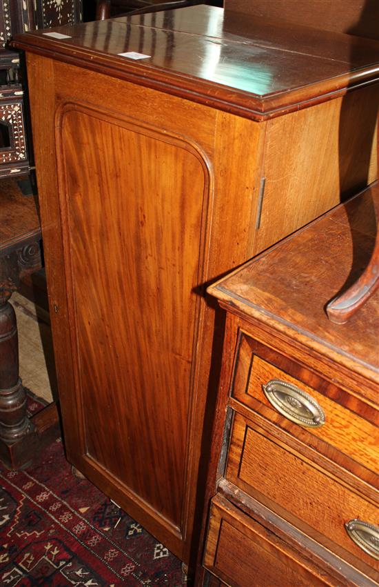 Mahogany enclosed collectors drawers